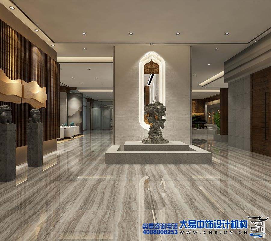 北京國際酒店新中式裝修風格設計古今藝術文化的碰撞