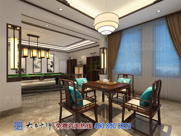 開啟現(xiàn)代生活詩意篇章,香頌復式家居新中式設計